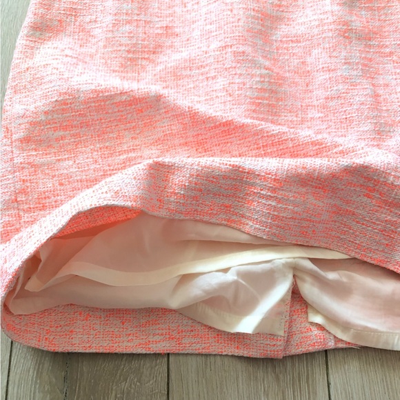 J. Crew Neon Orange Lace Detailed Mini Dress Size 2 - Picture 10 of 14